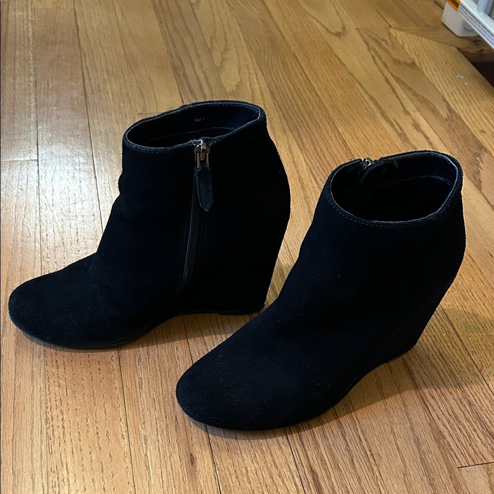 Black Suede Dolce Vita Ankle Boots